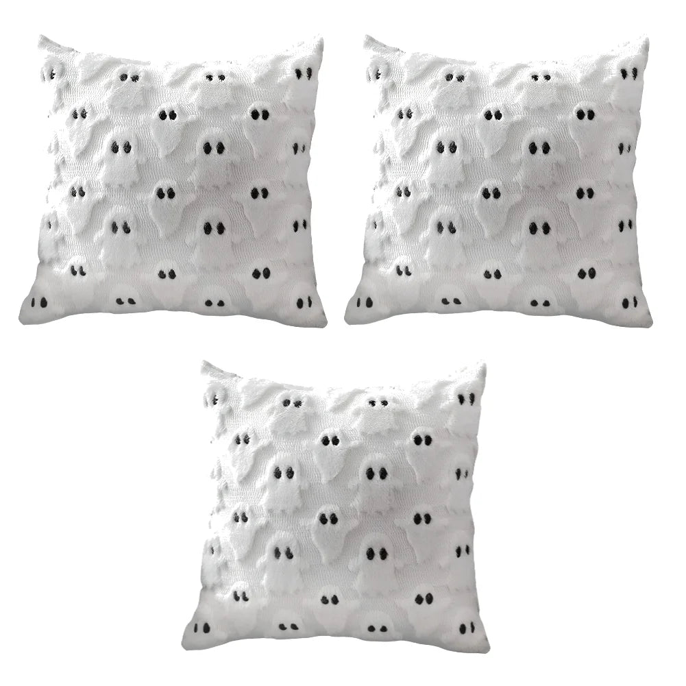Halloween Knit Throw Pillow Covers