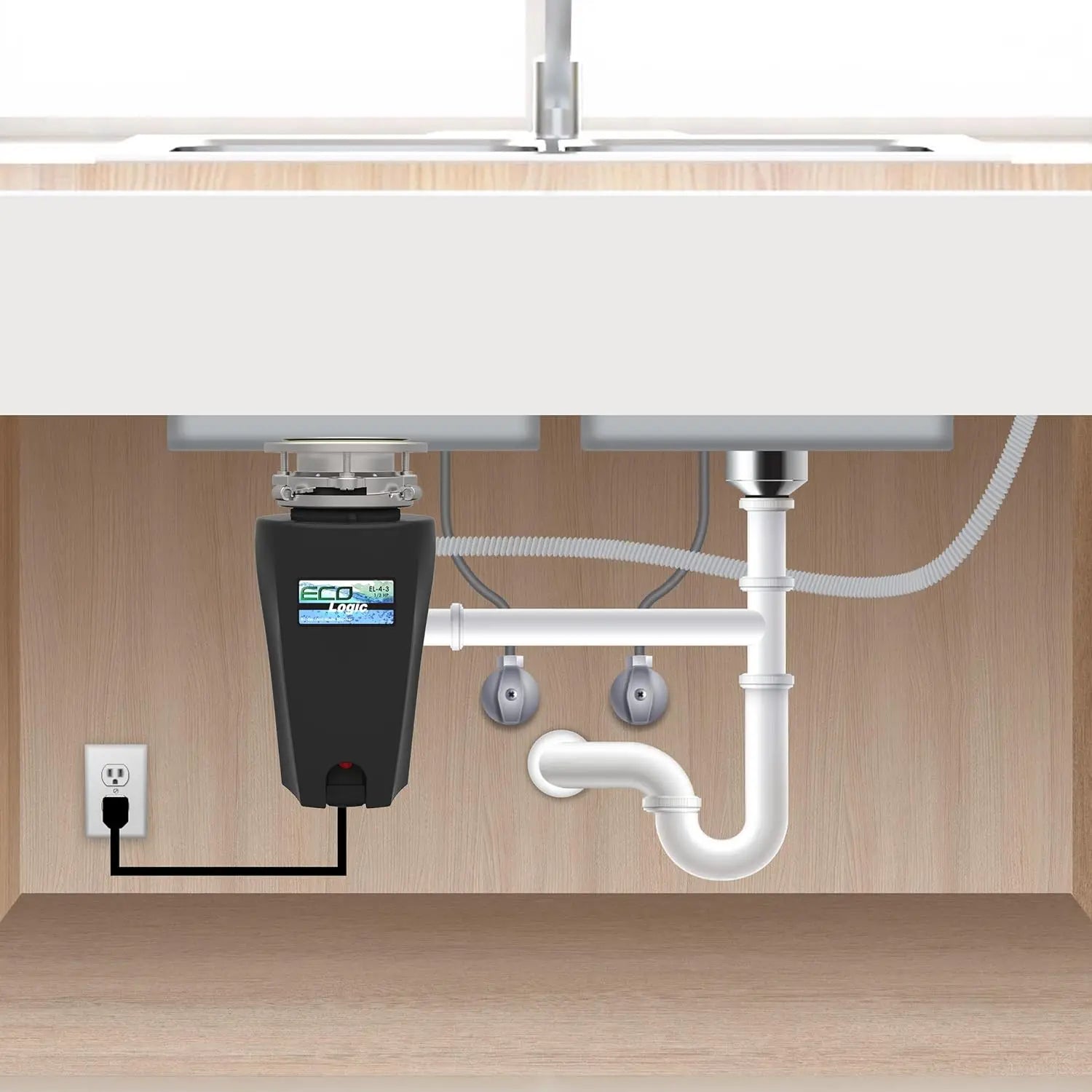 1/3 HP Continuous Feed Disposal Cord