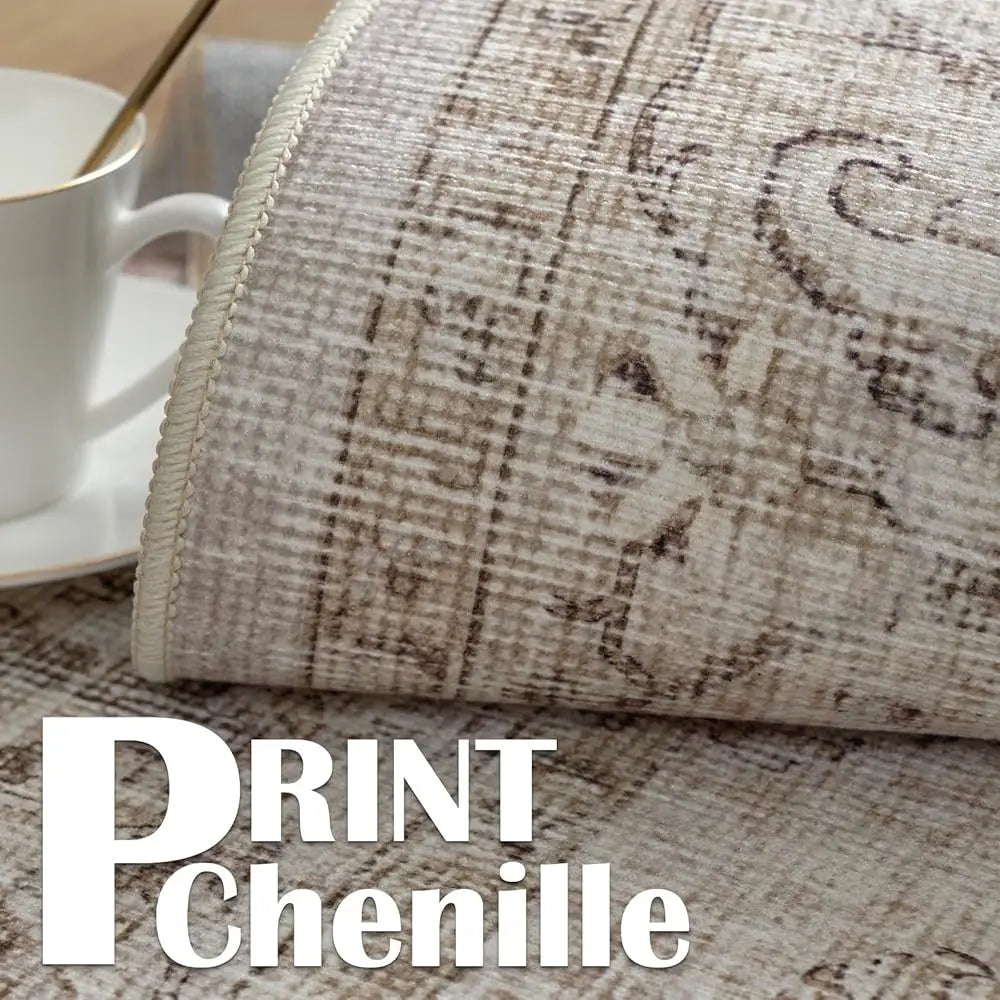 5x7 Washable Vintage Traditional