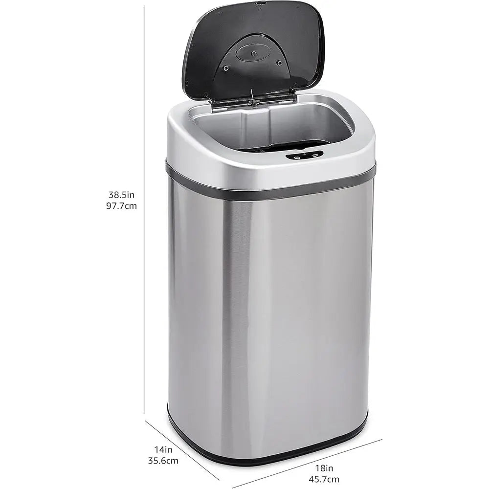 Automatic Lid Hands-free, Stainless