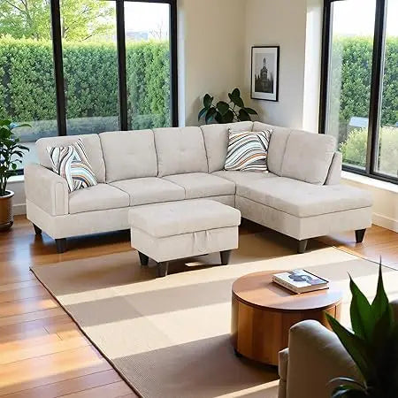 103.5" Oversized Sectional Couch L-Shaped