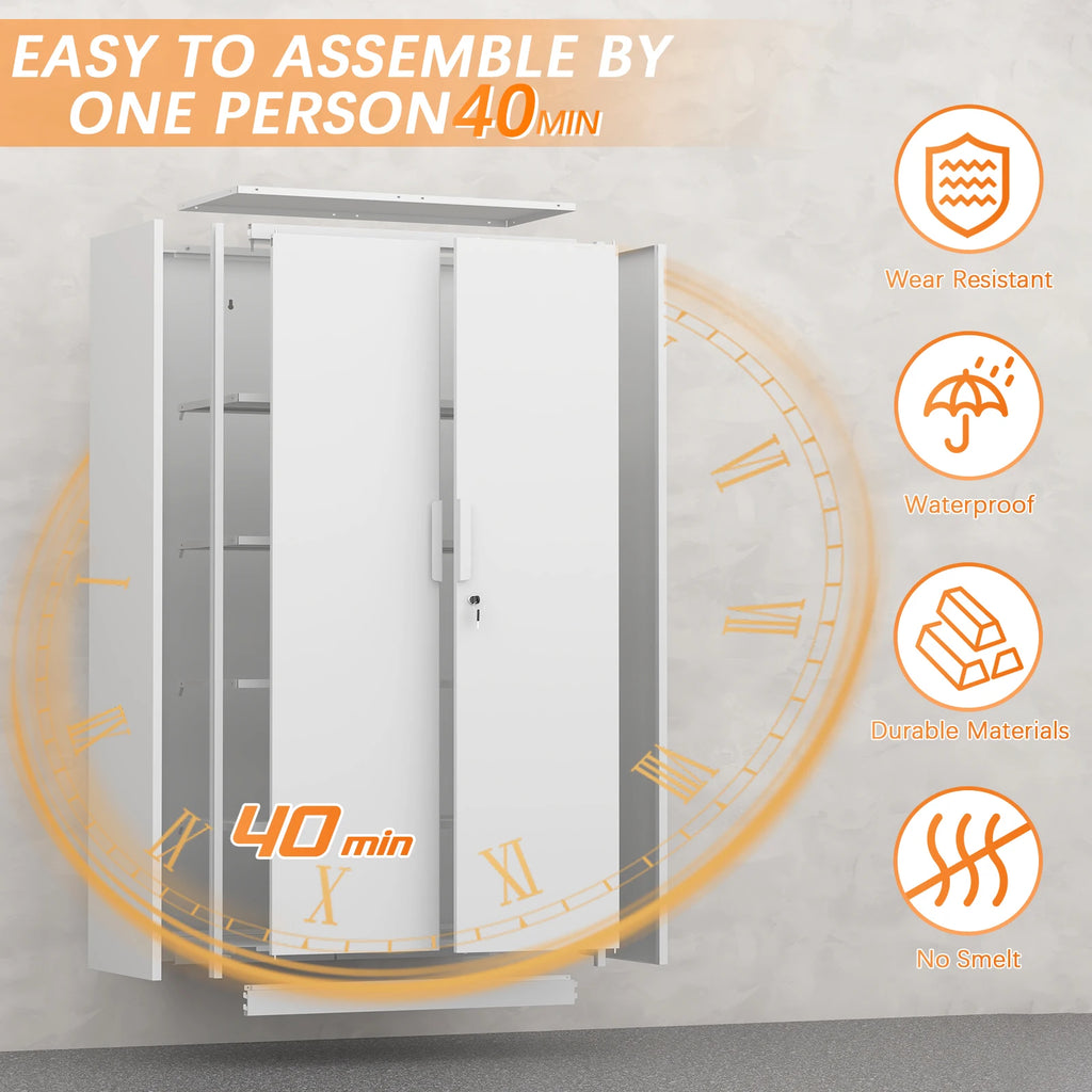 Metal File Cabinet for Garage Storage