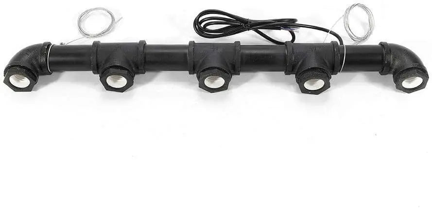 5-Light Industrial Vintage Pipe Lamp