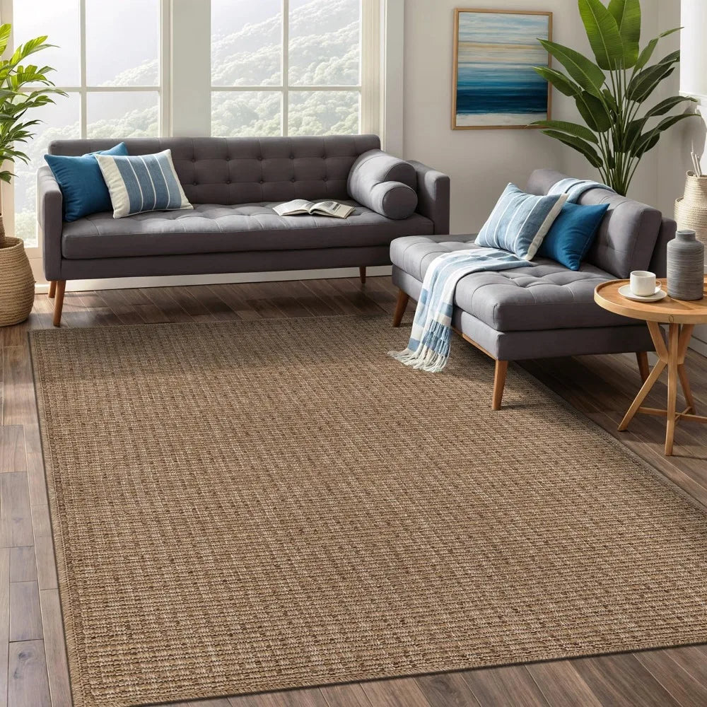 5x7 Natural Jute Durable Outdoor/Indoor