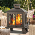 Metal Chiminea/Fire Pit/Grill/Wood Burning Fire