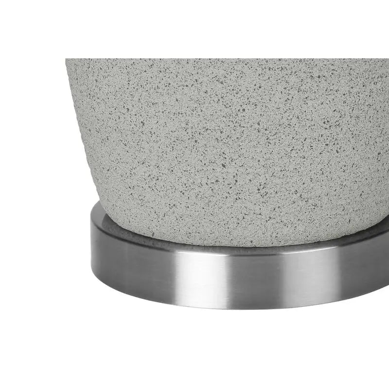 Modern 25" Lamp Grey Ceramic