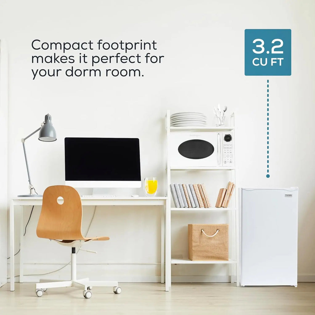 3.2 CF Fridge with Freezer, Single Door