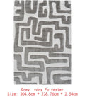Recycled Polyester Gray/Ivory