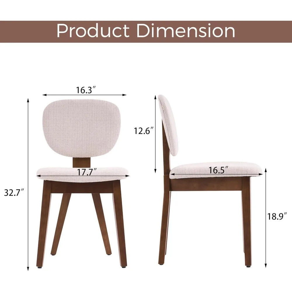 2 MCM Upholstered wood