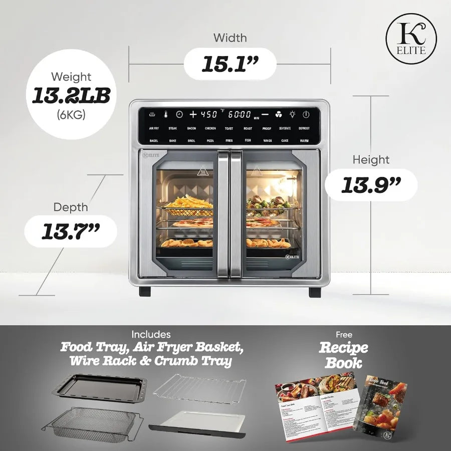 Kitchen Elite 16 Quart French Door Air Fryer