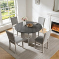 Round Table w/4 Upholstered