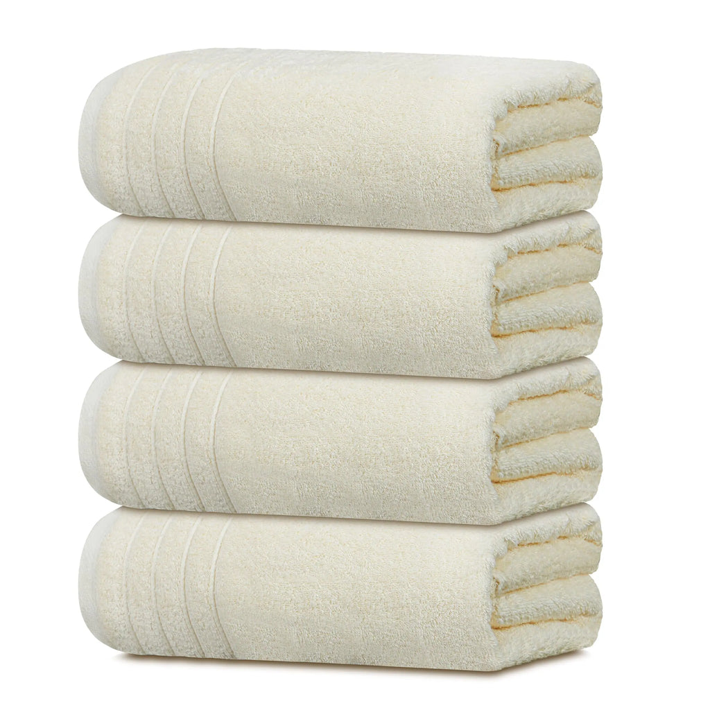 Towels Pack of 4 Extra Large Bath Towels 30 x 60