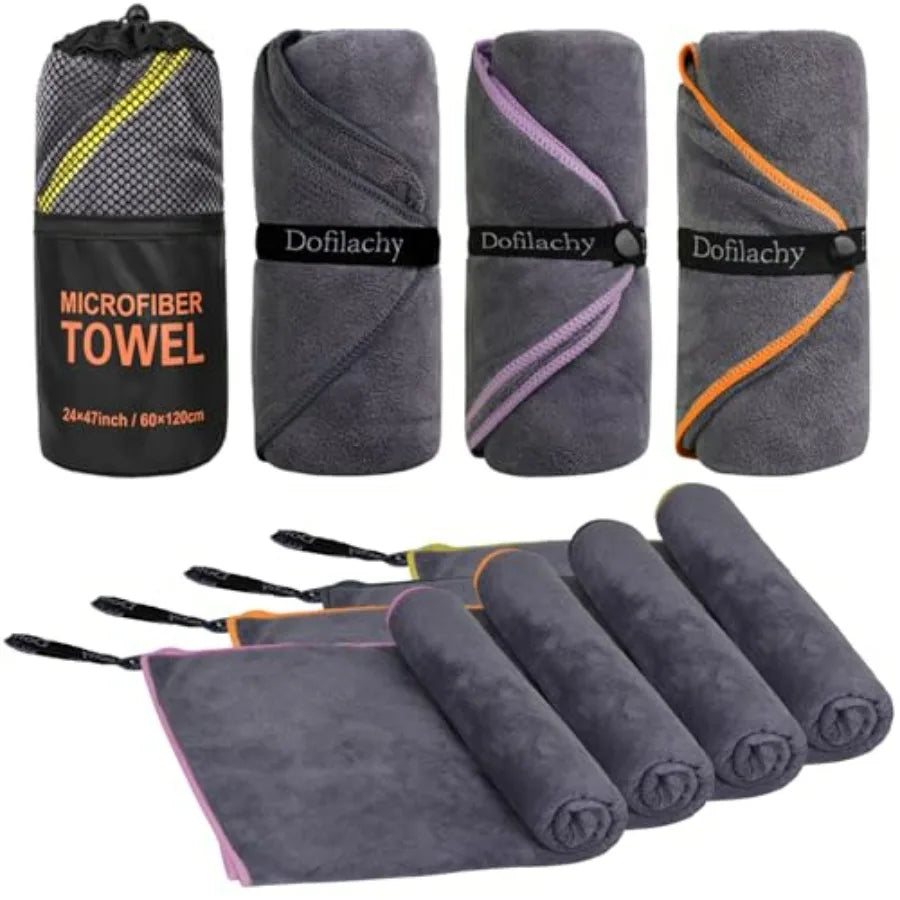 4 Pack Camping Towel Large 24" x 48"