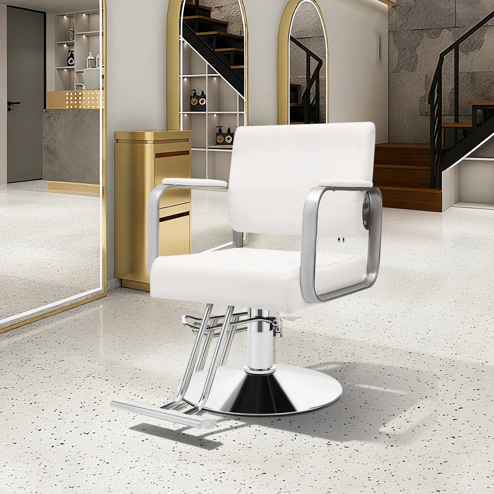 Hydraulic Pedestal Barber Shop Chair