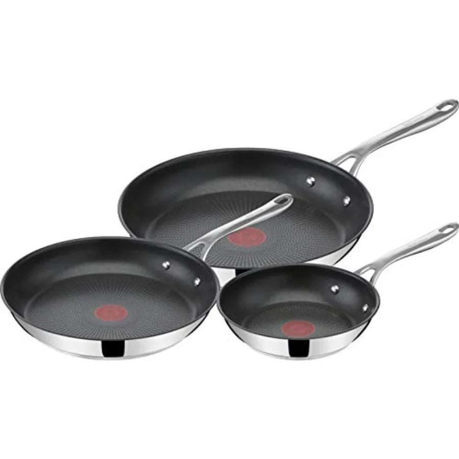 3pcs Stainless Steel Non-stick Frying Pan