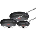 3pcs Stainless Steel Non-stick Frying Pan