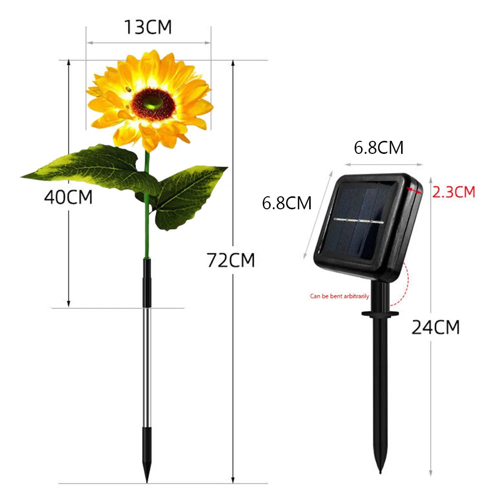 LED Sunflower Walkway Lighting