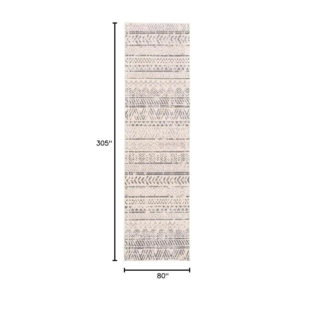 2'7"x10' Geometric Boho Runner