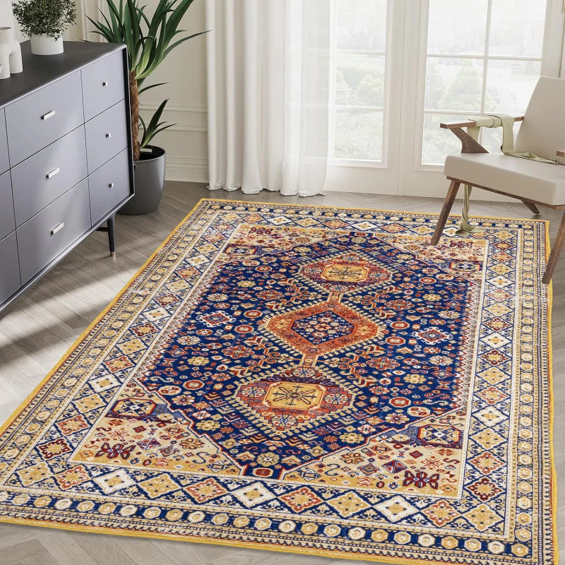 5x7 Vintage Bohemia Persian Washable