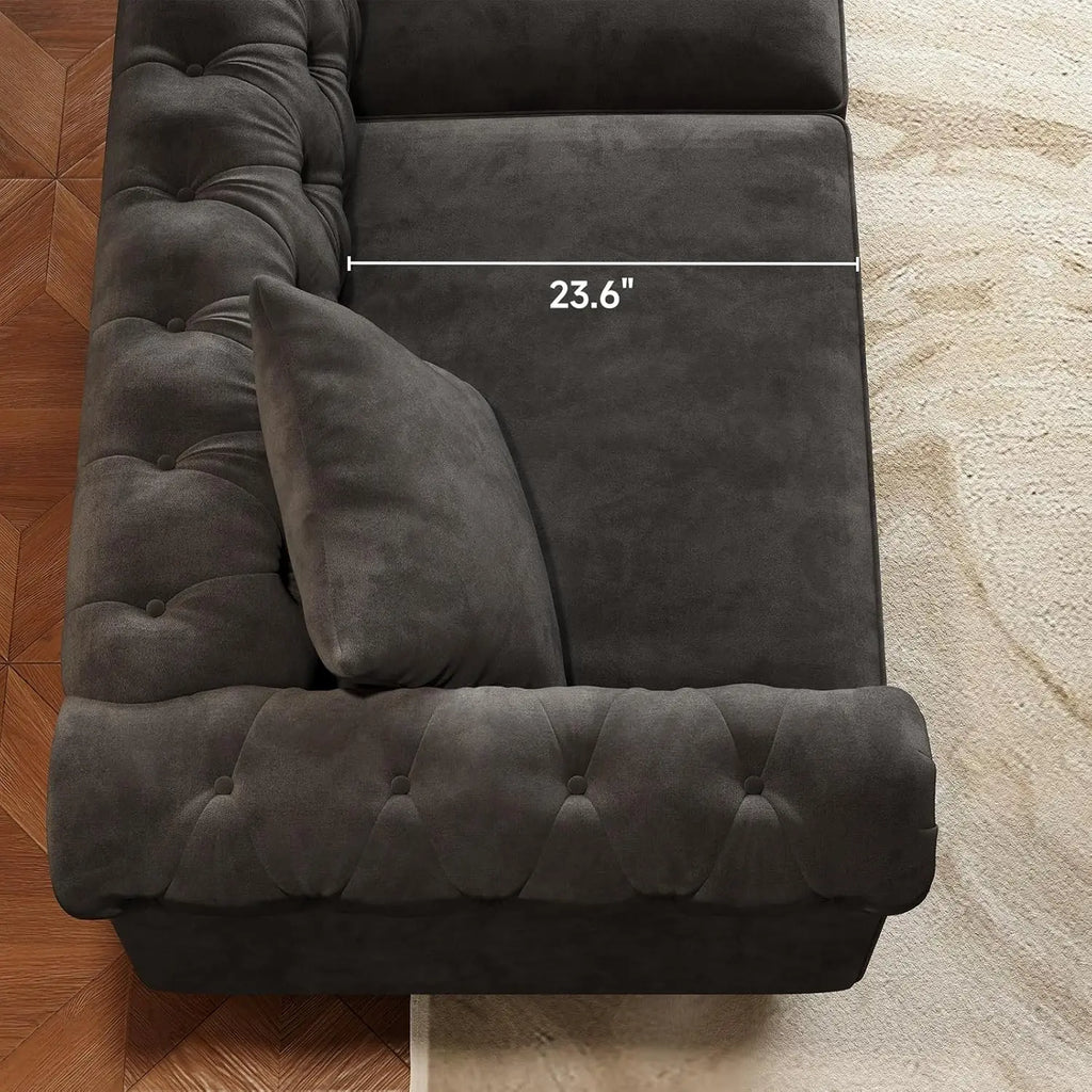 82 Inch Chesterfield Sofa
