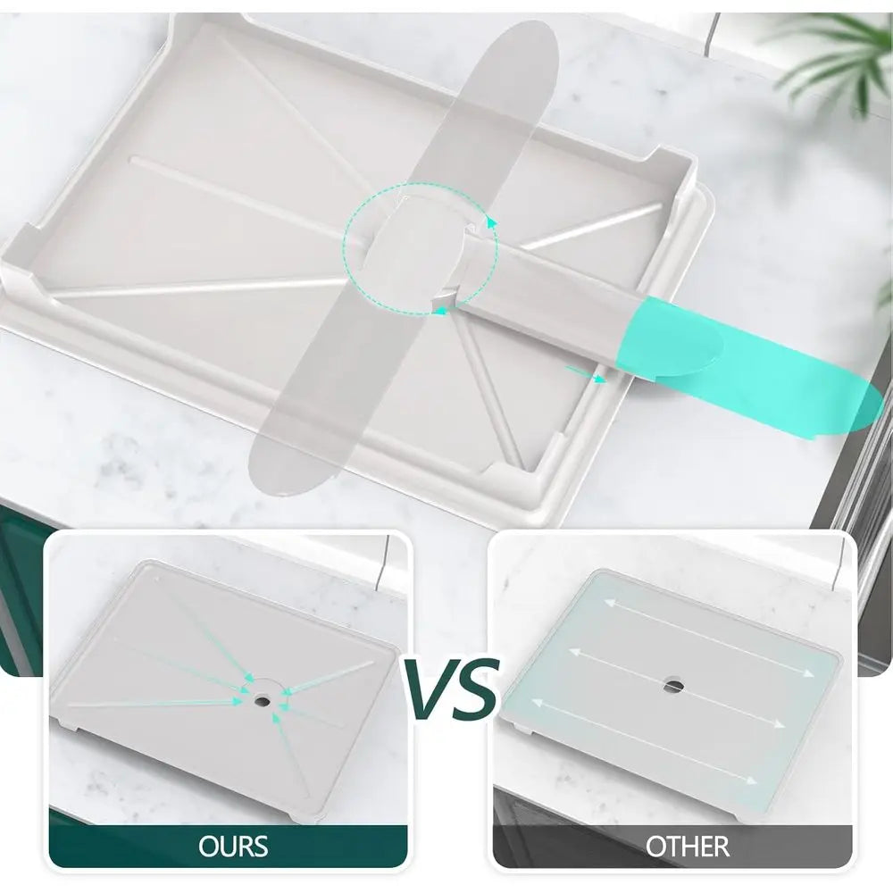 Large 2-Tier Dish Rack Drainboard