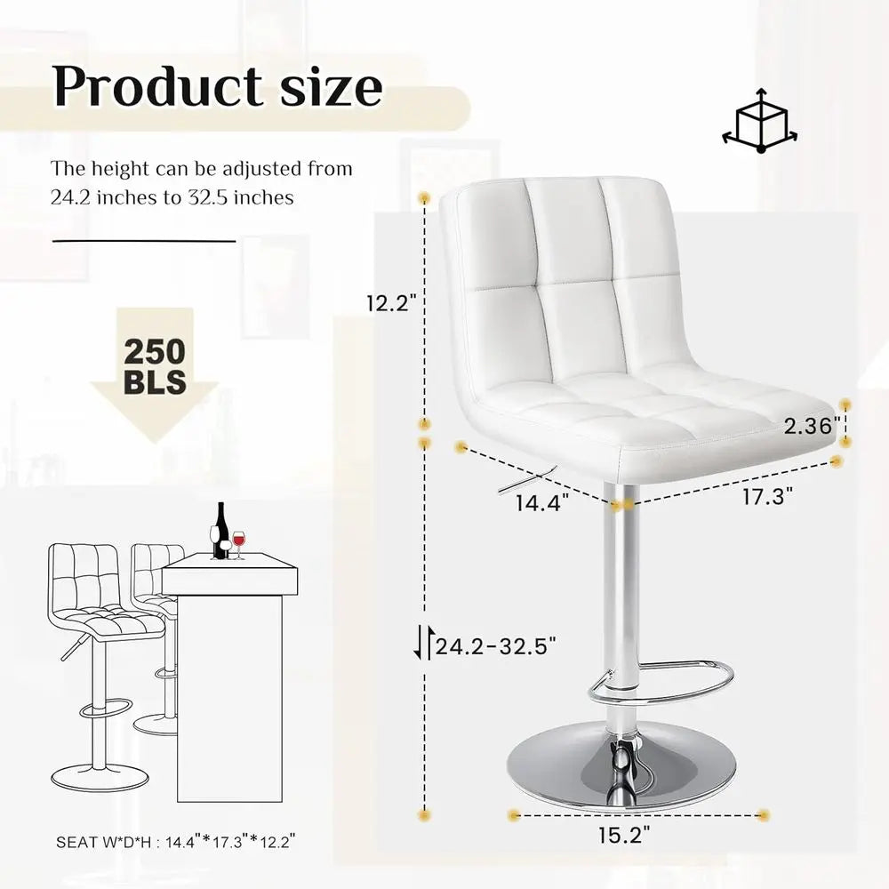 4 24" Counter Height Stools