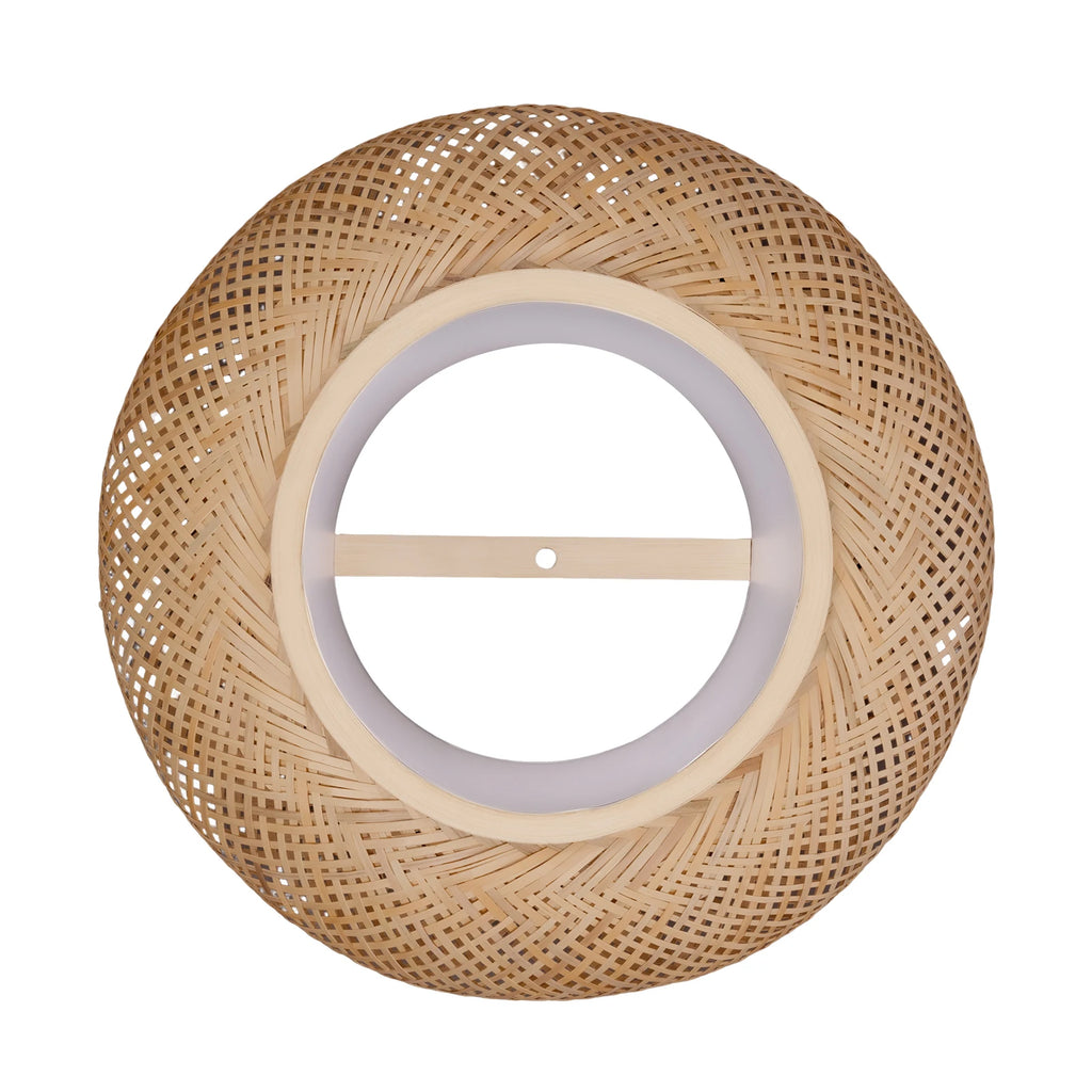 Hand Woven Antique Bamboo Chandelier