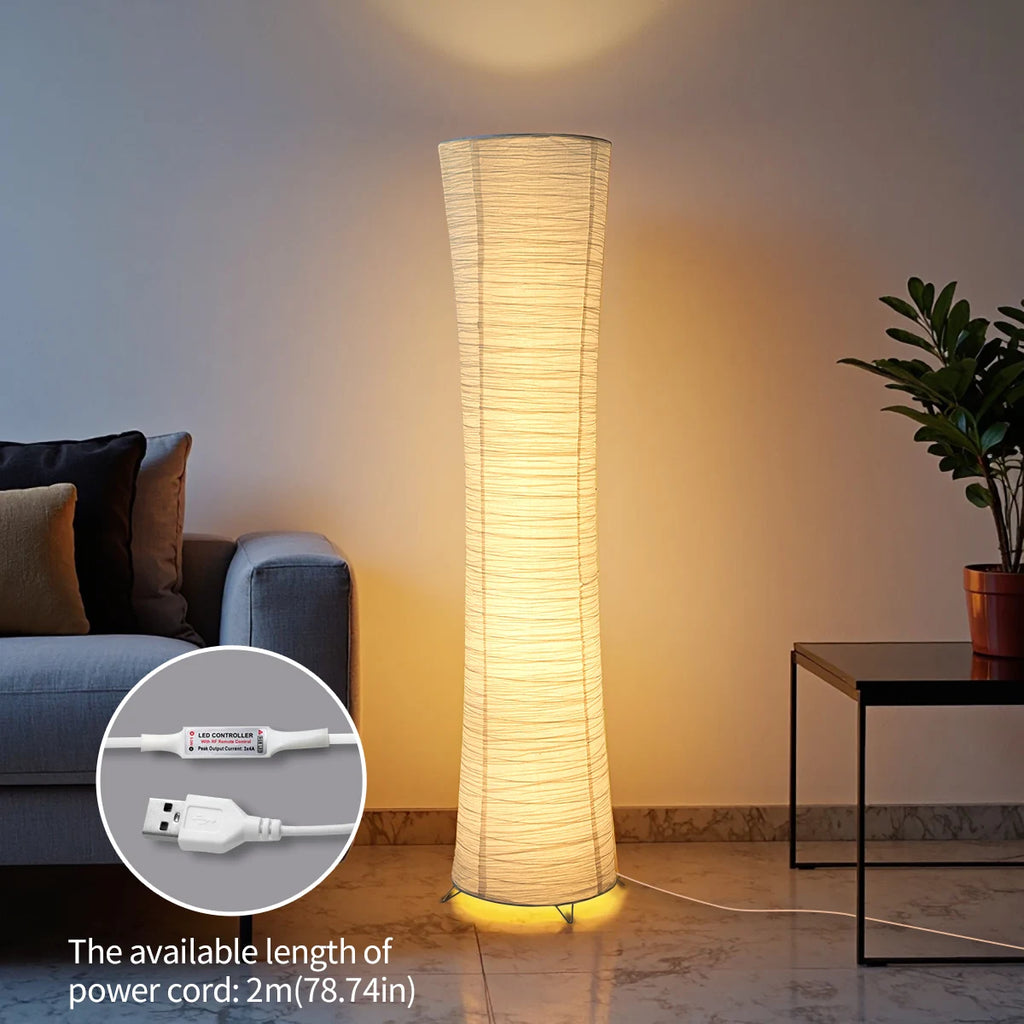LED Paper & Chrome lamp