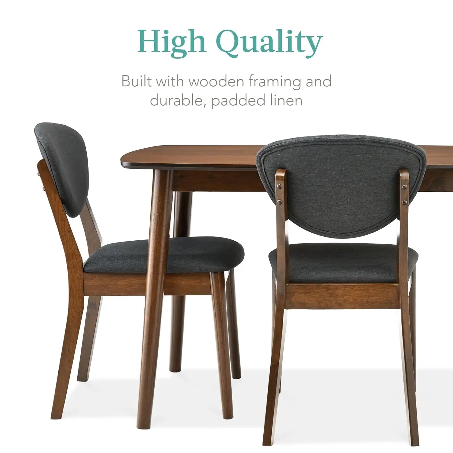 5-Piece Compact Mid-Century Modern