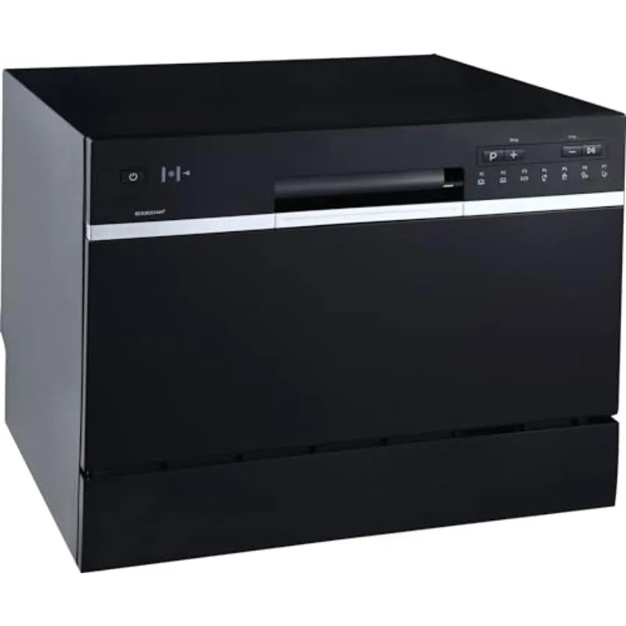21-5/8 Inch Wide Countertop Dishwasher - Black