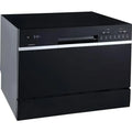 21-5/8 Inch Wide Countertop Dishwasher - Black