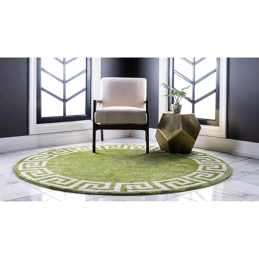 8' Circle Geometric Modern Border