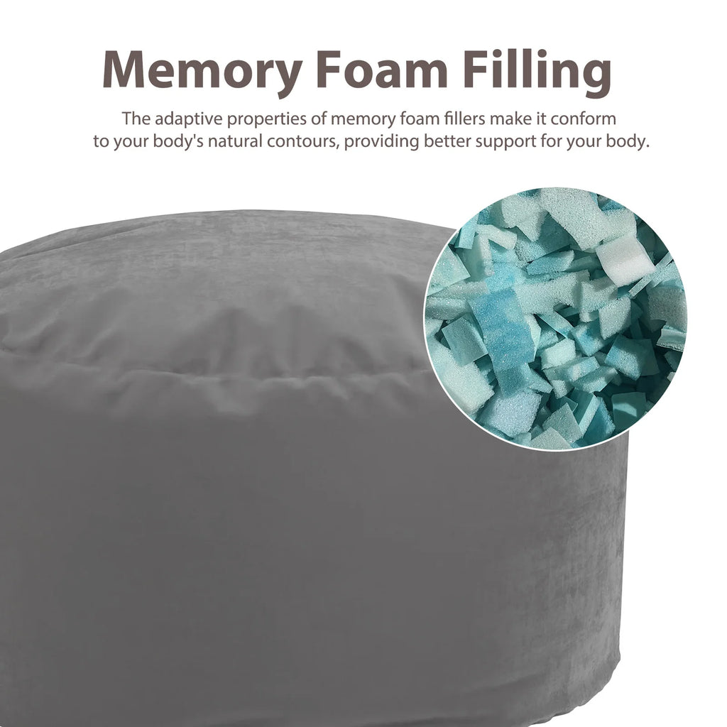 Oversized Bean Bag Chair W/Removable Cover