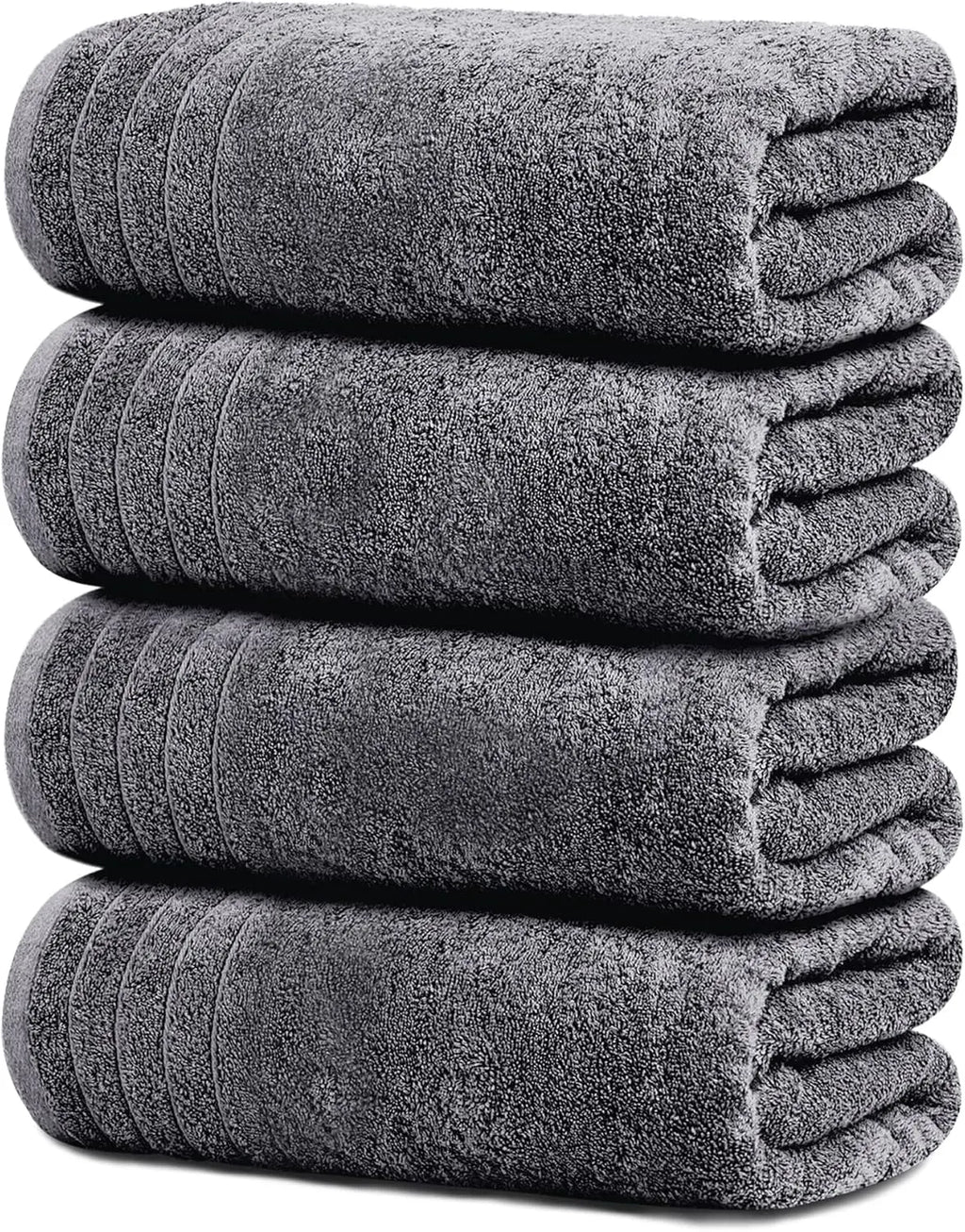 Towels Pack of 4 Extra Large Bath Towels 30 x 60