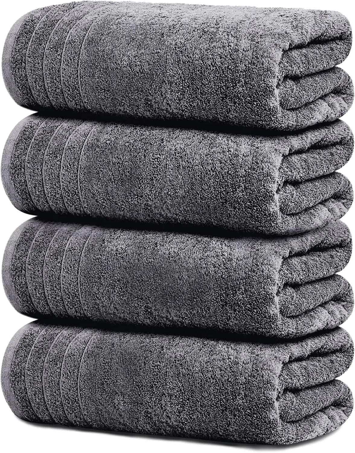 4 Extra Large Bath Towels 30 x 60