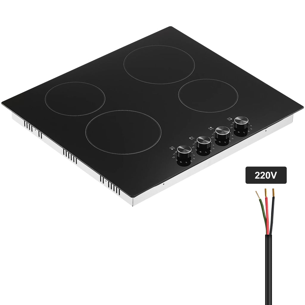 12 24 30" Electric Cooktop 2 or 4 Burners Built-in