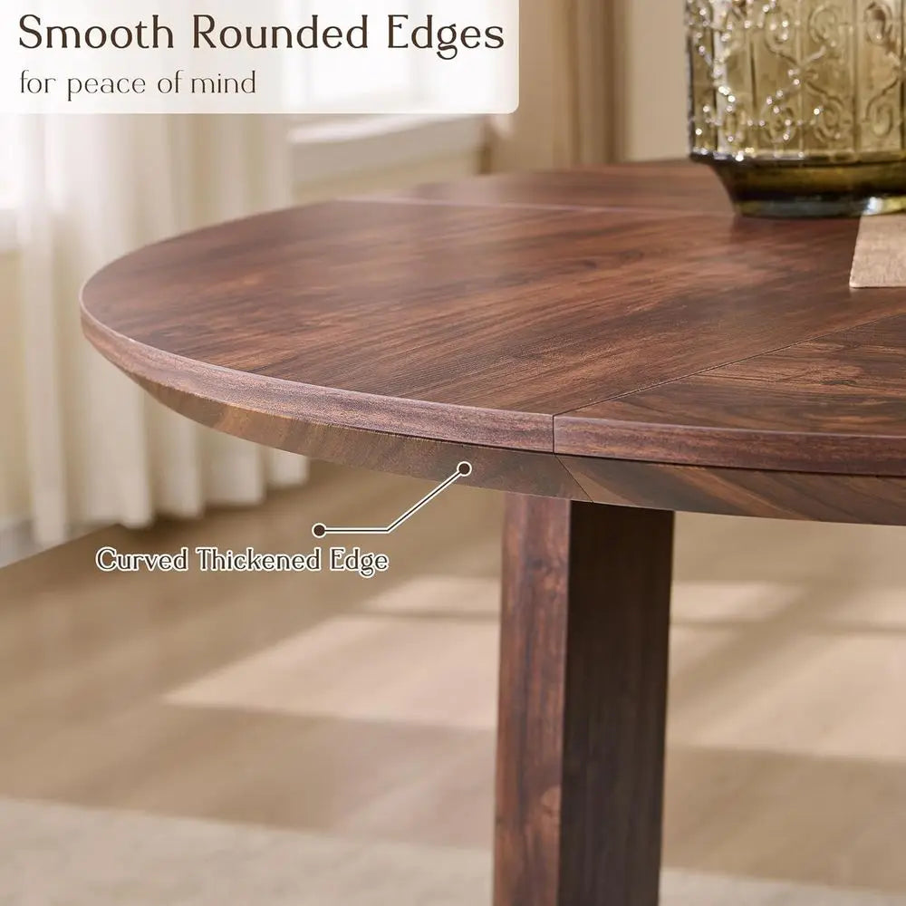 47" Round w/Triangular Pedestal Base