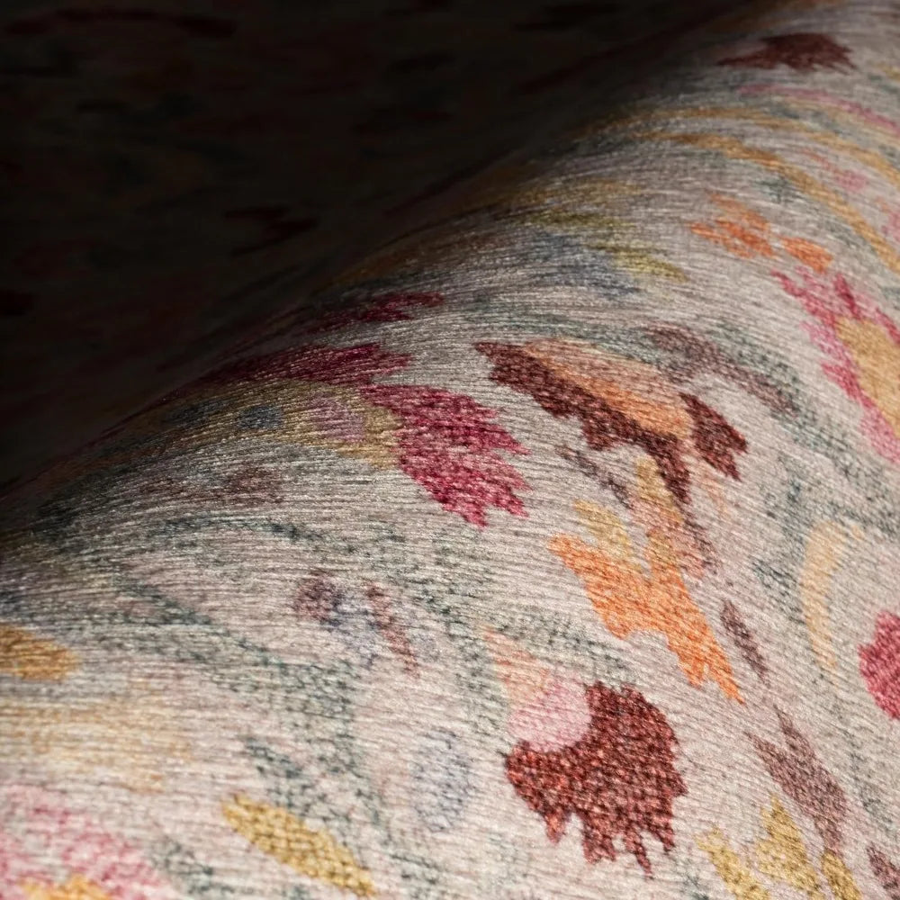 4x6 Multicolored Floral Washable