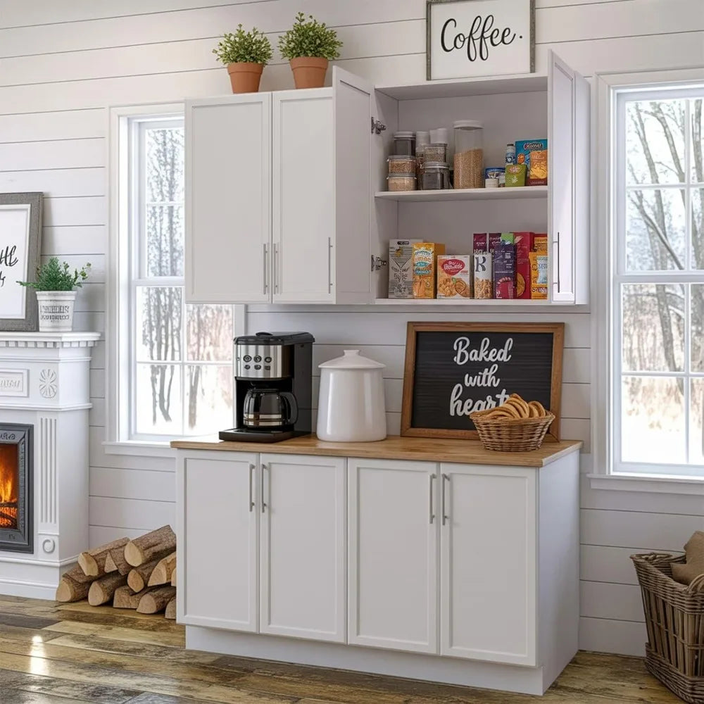 Large Wall Cabinet W/Shelf & Two Doors