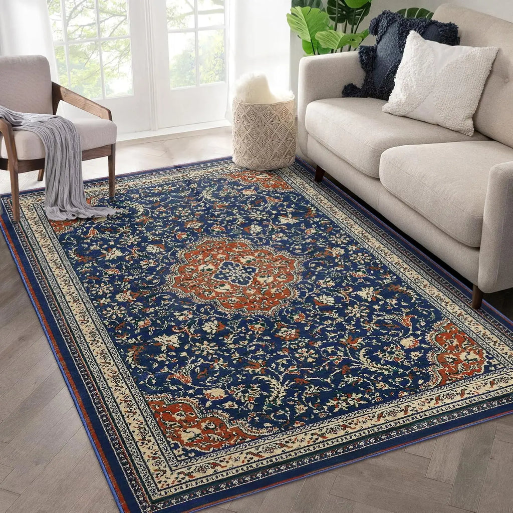 Navy Blue Orange, Boho Chic