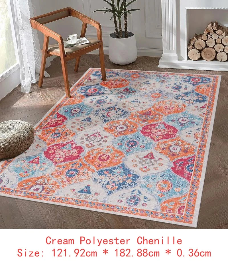 2x3 Washable Pastel Multi Kid & Pet Friendly