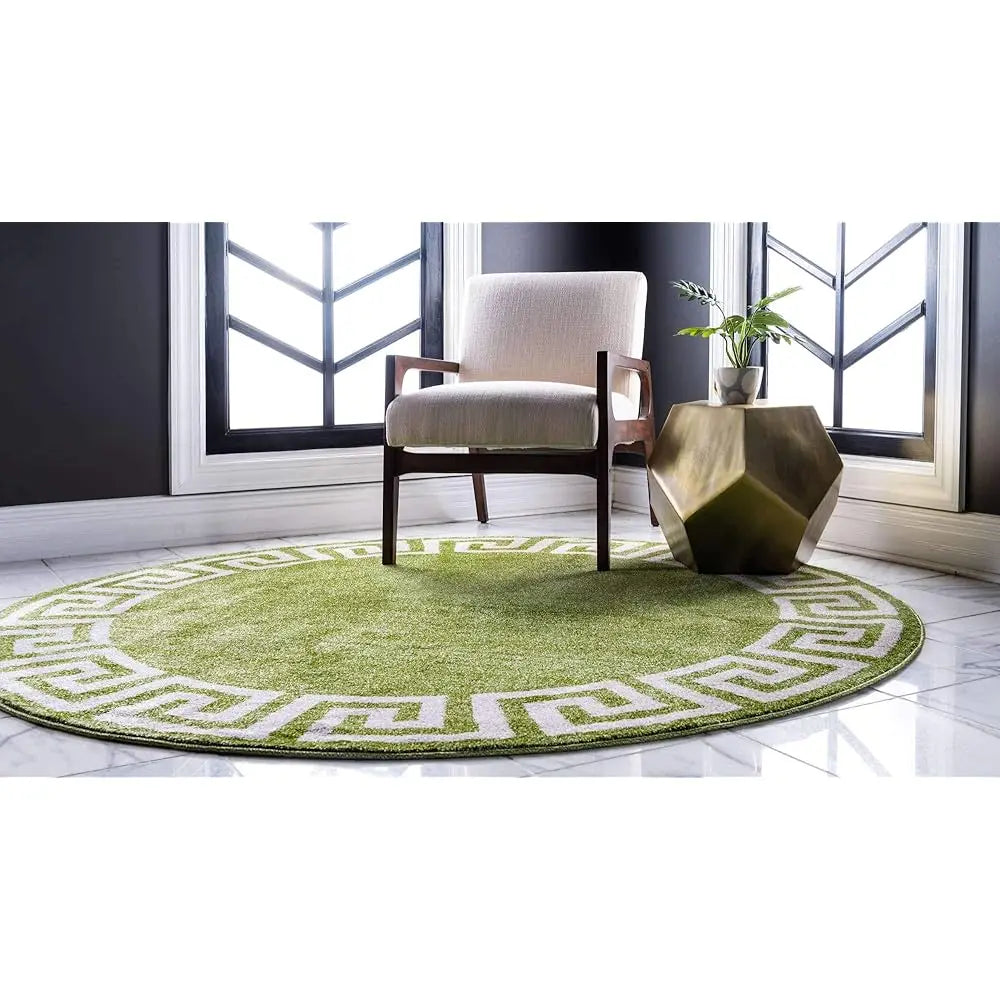 8' Circle Geometric Modern Border