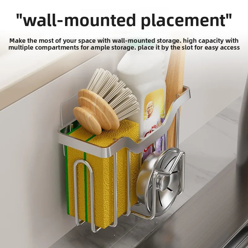 Multifunctional Sink Organizer Stainless