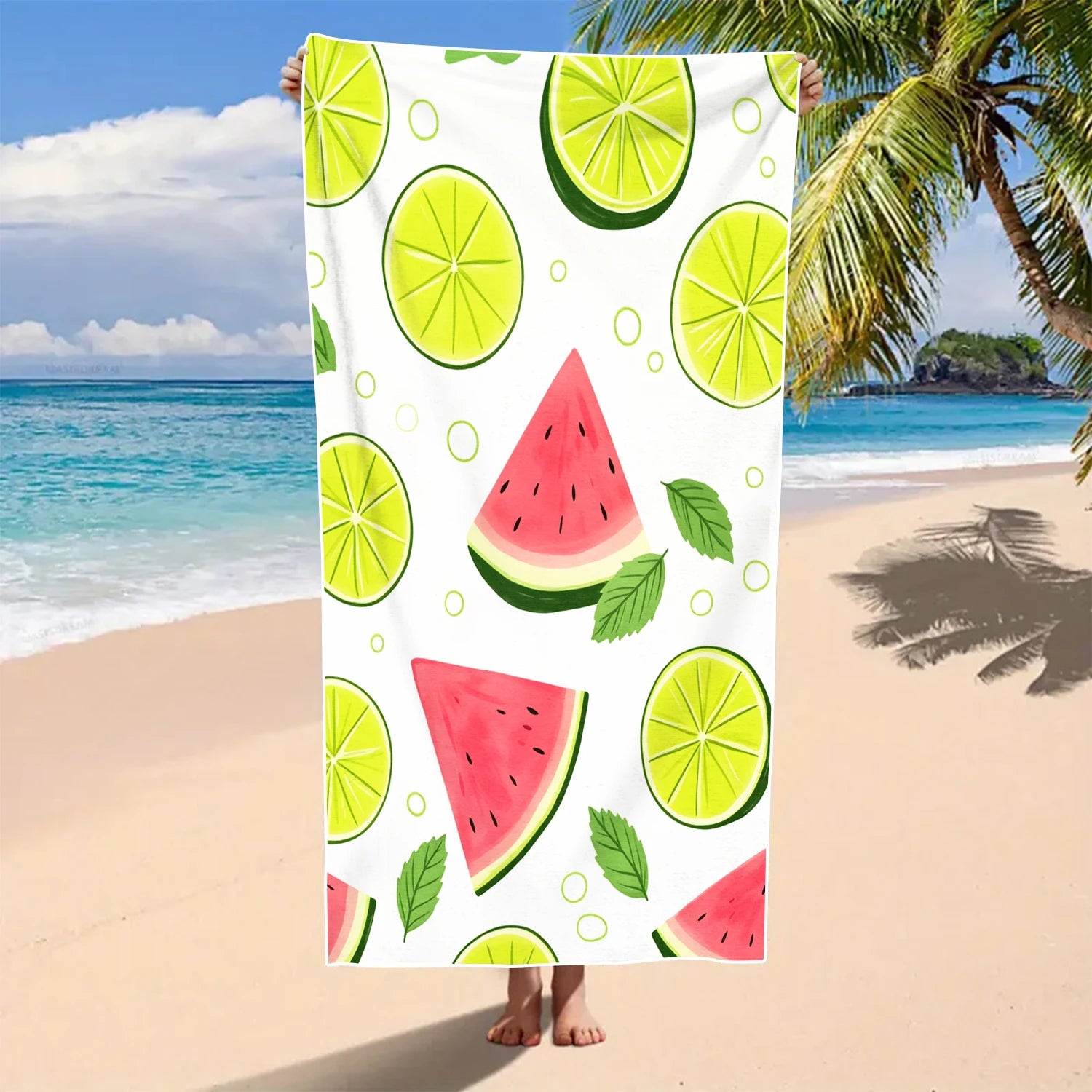 Ocean Pattern Beach Towel