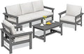 6-Piece HDPE Patio Set