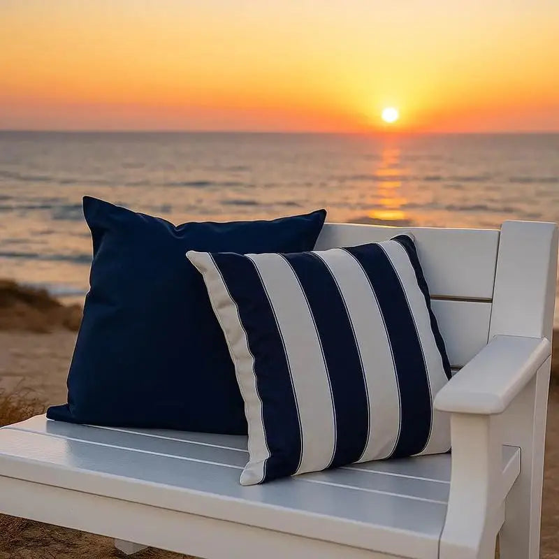 Outdoor Indoor Horizon Stripe Pillow