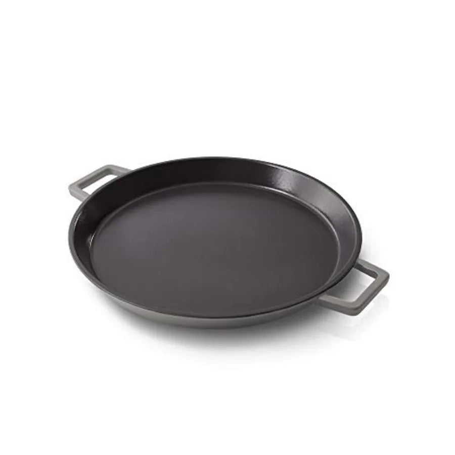 13" Nonstick Cast Iron Dual Handle Pan