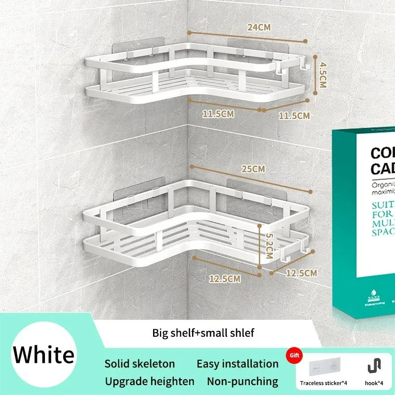 6PCS Double-layer Stainless Steel Corner