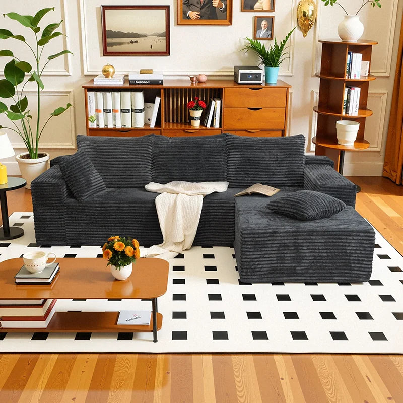 105Inch L-Shaped Living Room Sofa