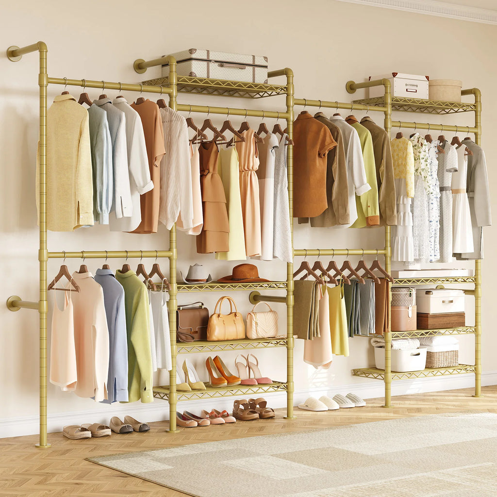 Wall Mounted Pipe Clothes Rack